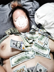 Naked Wife Covered in Money