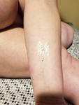Gold Temp Tattoos on My Wife's Sexy Ass